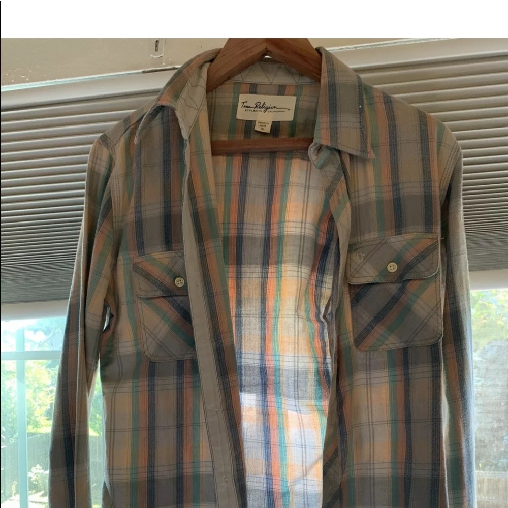True Religion Flannel Shirt M